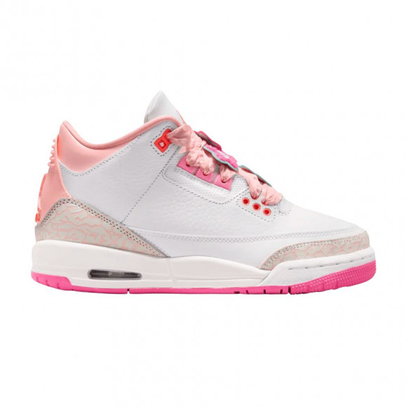 Air Jordan 3 Retro GS 'Spring Flowers' | Pink | Kid's Size 5.5 - II0599-600