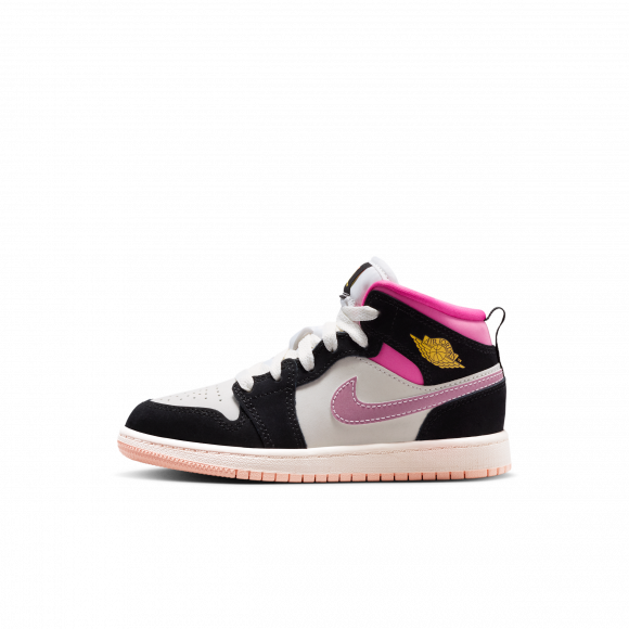 Chaussure Jordan 1 Mid pour enfant - Noir - II1252-001