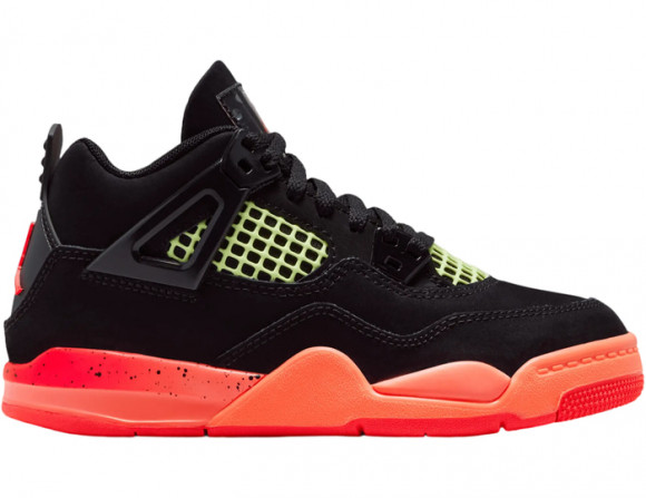 Jordan Air Jordan 4 Retro Ps Schwarz InfraRot 23 Kinder Schwarz - II1269