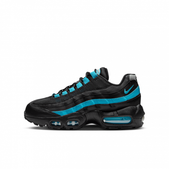 Nike Air Max 95 Recraft GS 'Baltic Blue' | Black | Kid's Size 4.5 - II4053-010