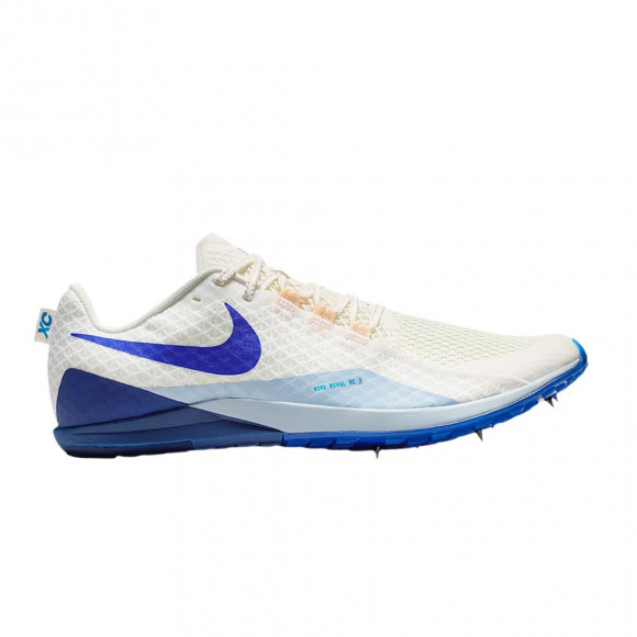 Nike Zoom Rival XC 7 Cross-Country Spikes 'Sail Blue Void' | White | Men's Size 7.5 - II7399-100