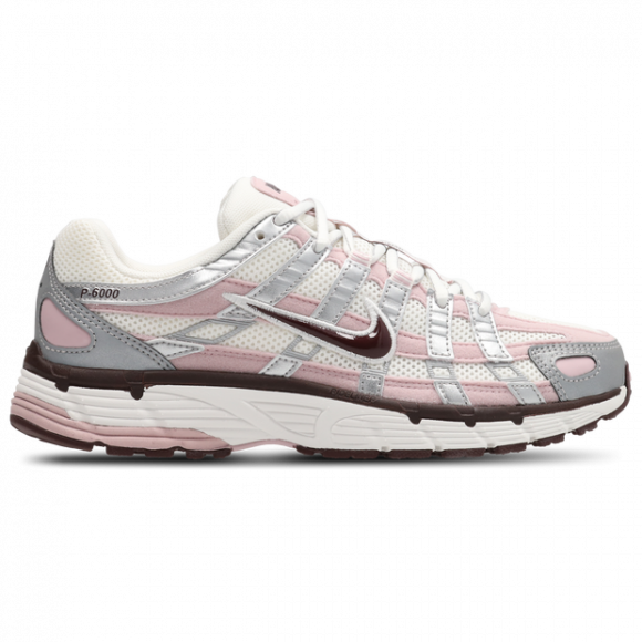 Nike Women's P-6000 Se W Sneaker in White/Chalk/Burgundy - IM6026-121