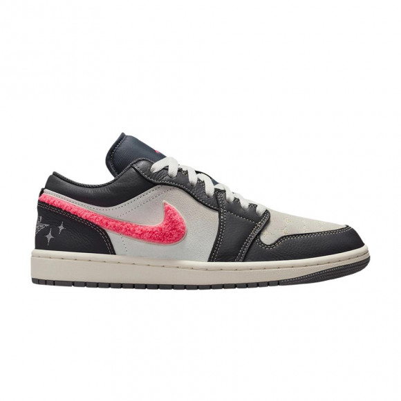 Wmns Air Jordan 1 Low SE 'Light Graphite Hot Punch' | Black | Women's Size 9 - IM6565-014