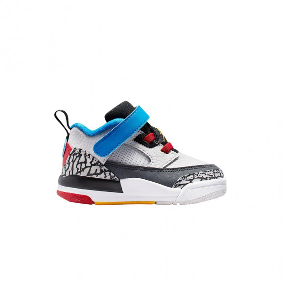 Air Jordan Spizike Low SE TD 'Neutral Grey Surf Blue' | Black | Infant Size 10 - IM7424-004