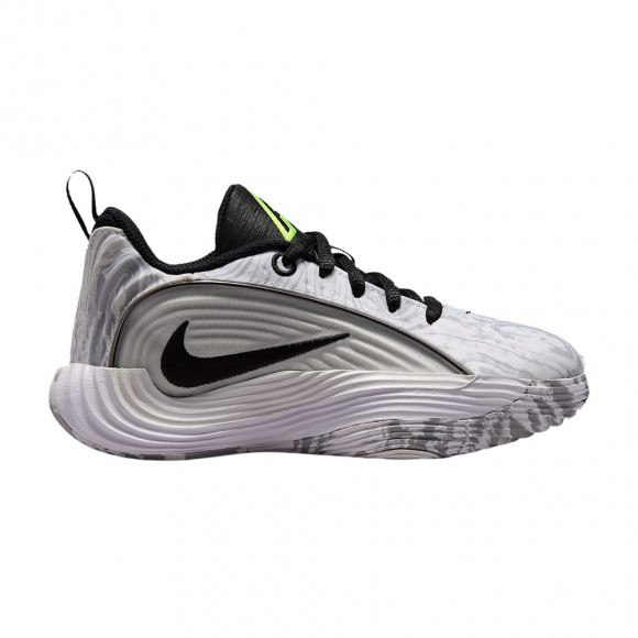 Nike Giannis Immortality 5 PS 'White Off White Light Smoke Grey Metallic Silver' | Kid's Size 3 - IM7589-102