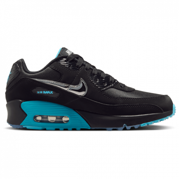 Nike Air Max 90 Kid's Sneakers - Black - Size 3 - Mesh/Synthetic - IM7744-001