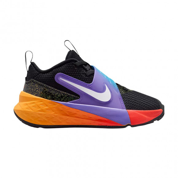 Nike Team Hustle D12 PS 'Black Laser Orange Action Grape' | Kid's Size 13.5 - IO0283-001