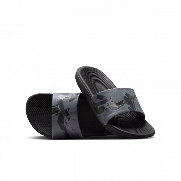 Claquette Nike Kawa SE pour enfant/ado - Gris - IO1650-001