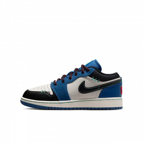 Air Jordan Jordan 1 Low Alt SE 'True Blue University Red Kinetic Green' | Kid's Size 4 - IO2062-400