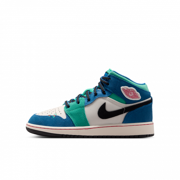 Chaussure Air Jordan 1 Mid SE pour ado - Blanc - IO2065-100