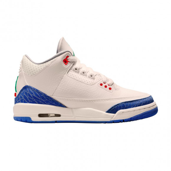 Air Jordan 3 Retro 'Chalk & Track Red' | White | Men's Size 5 - IO2076-100