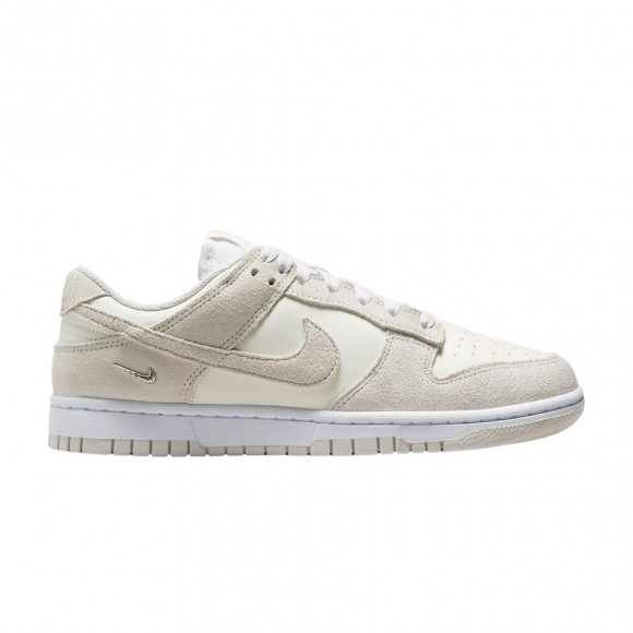 Nike Dunk Low SE 'Sail White Metallic Silver' | Grey | Men's Size 7.5 - IO4244-105