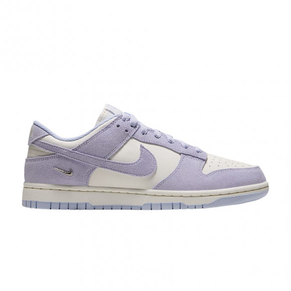 Nike Wmns Dunk Low Suede 'Palest Purple Sail Metallic Silver Palest Purple' | Women's Size 6 - IO4244-500