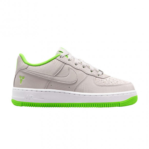 Nike Air Force 1 Low GS 'Vast Grey White Electric Green' | Kid's Size 7 - IO4610-002