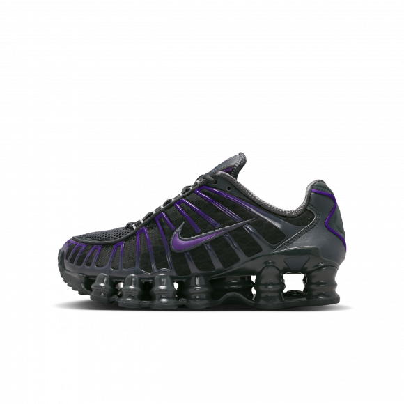 Nike Shox TL GS 'Dark Smoke Grey Court Purple' | Black | Kid's Size 6.5 - IO4645-002