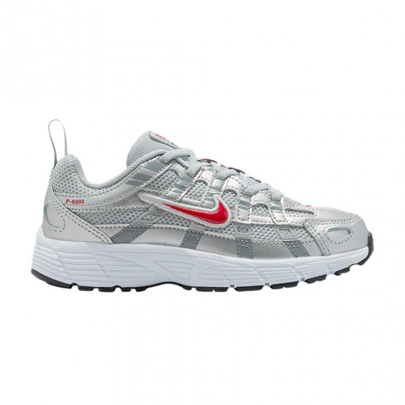 Nike P-6000 PS 'Metallic Silver Gym Red' | Kid's Size 12 - IO4647-016
