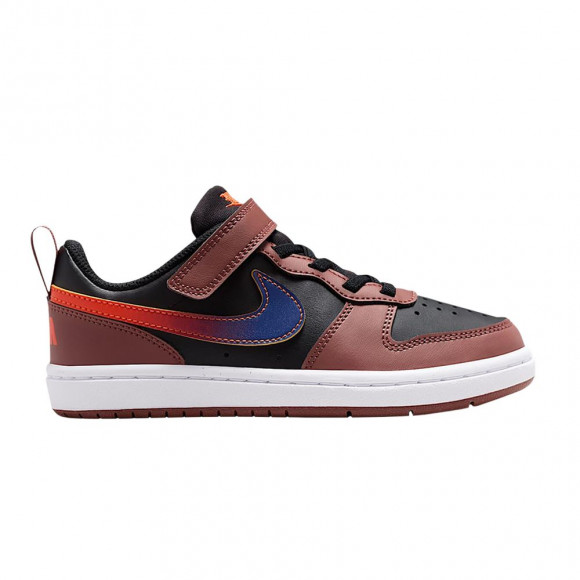 Nike Court Borough Low Recraft PS 'Black/Red Sepia/Team Orange/Deep Night' | Kid's Size 3 - IO6966-002