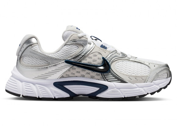 Nike Wmns V5 RNR 'Metallic Silver Midnight Navy' | White | Women's Size 6 - IO7390-095