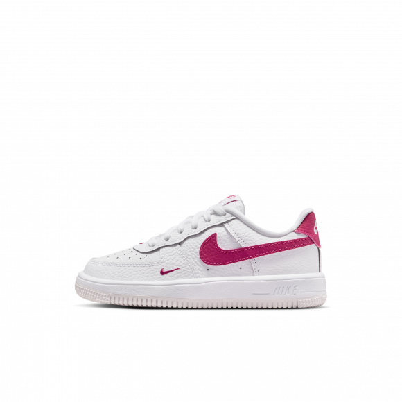 Air Force 1 Low Mini Swoosh  Blanc/rouge   - Bébé - - IO7401-100