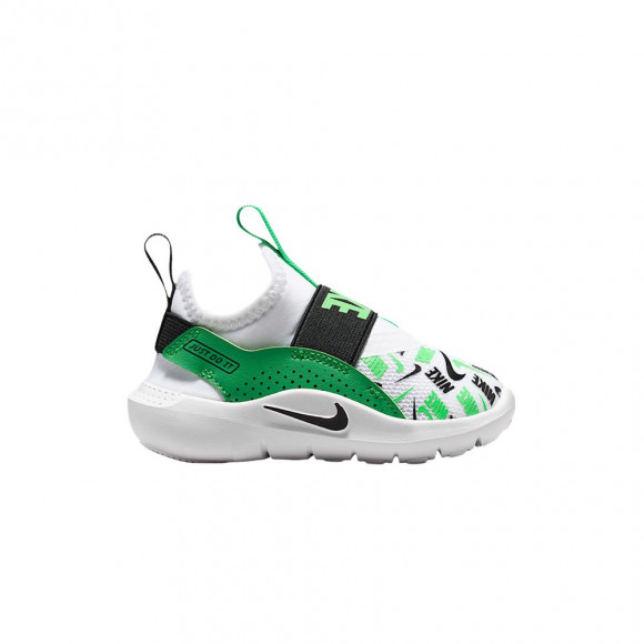 Nike Flex Runner 4 TD 'White Green Spark' | Infant Size 10 - IO9505-101