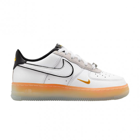 Nike Air Force 1 ' GS 'White Black Orange' | Kid's Size 6.5 - IQ0205-100