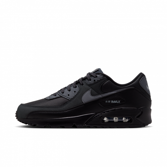 Nike Air Max 90 Premium Shoes With Reflective Design Accents - Grey - IQ0225-001