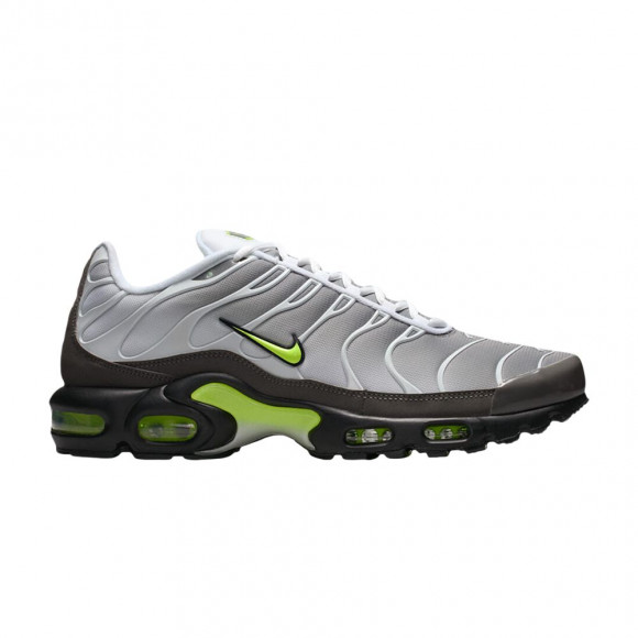 Nike Air Max Plus 'White Pearl Grey Neon' | Yellow | Men's Size 7.5 - IQ0288-100
