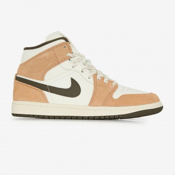 Air Jordan 1 Mid  Blanc/marron - IQ0306-133