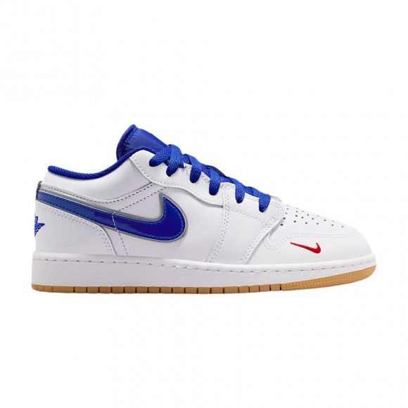 Air Jordan 1 Low SE GS 'White Old Royal' | Kid's Size 7 - IQ0389-100