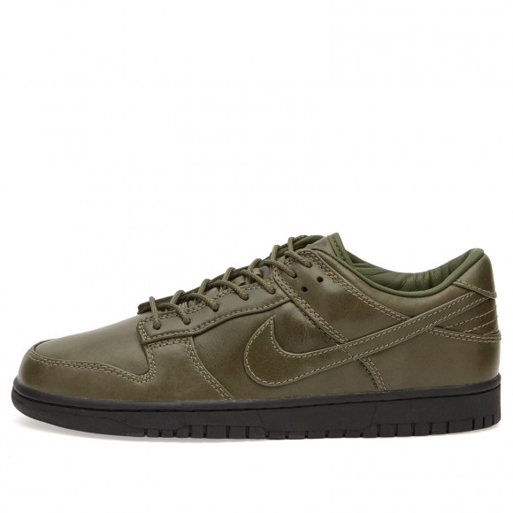 Nike Dunk Low Retro PRM QS Sneaker in Army Olive/Black - IQ3342-300