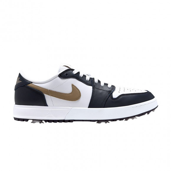 Air Jordan 1 Low G Spiked Golf 'White Dark Obsidian Khaki' | Men's Size 3.5 - IQ3417-102