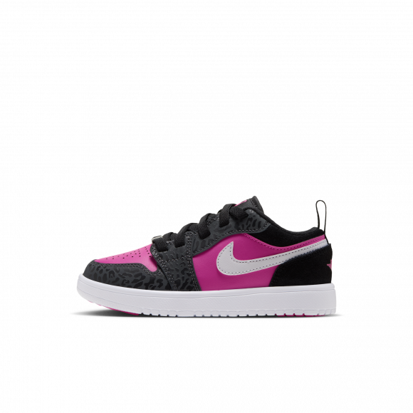 Air Jordan 1 Low Alt SE PS 'Black Anthracite White Laser Fuchsia' | Kid's Size 12 - IQ5646-001