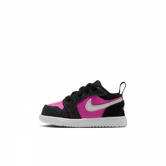 Air Jordan Jordan 1 Low Alt SE TD 'Black Anthracite White Laser Fuchsia' | Infant Size 9 - IQ5647-001