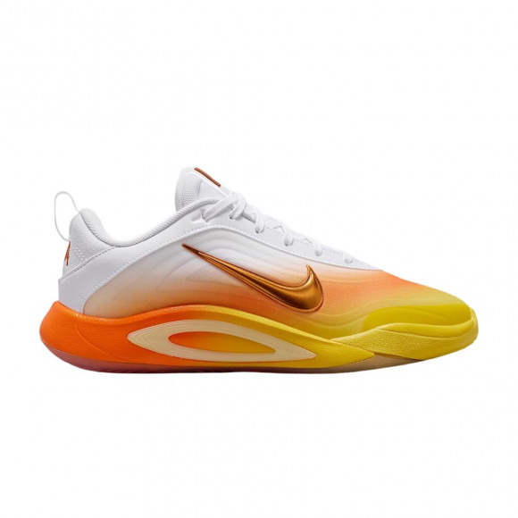 Nike A'One SE GS 'White/Chrome Yellow/Safety Orange' | Kid's Size 4 - IQ5820-100