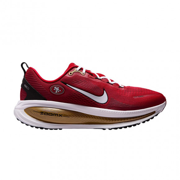 Nike Vomero 18 x San Francisco 49ers NFL Road 'Gym Red Club Gold White' | Men's Size 4 - IQ6037-600