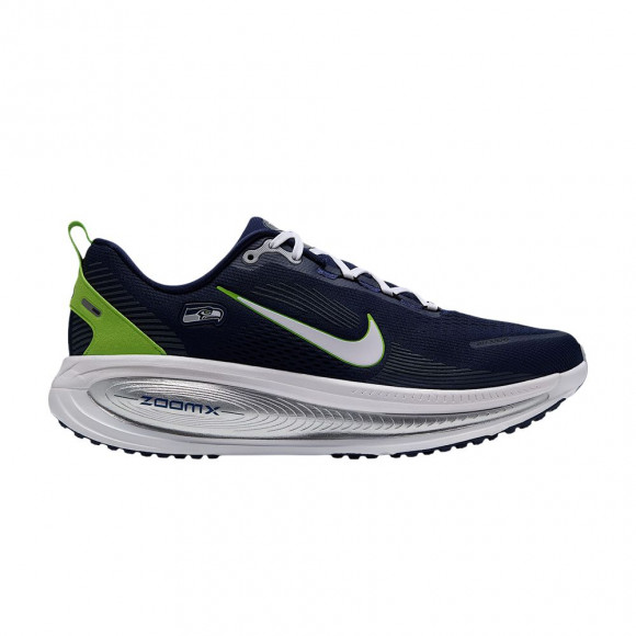Nike Vomero 18 x Seattle Seahawks NFL Road 'College Navy Wolf Grey White' | Blue | Men's Size 10.5 - IQ6038-400