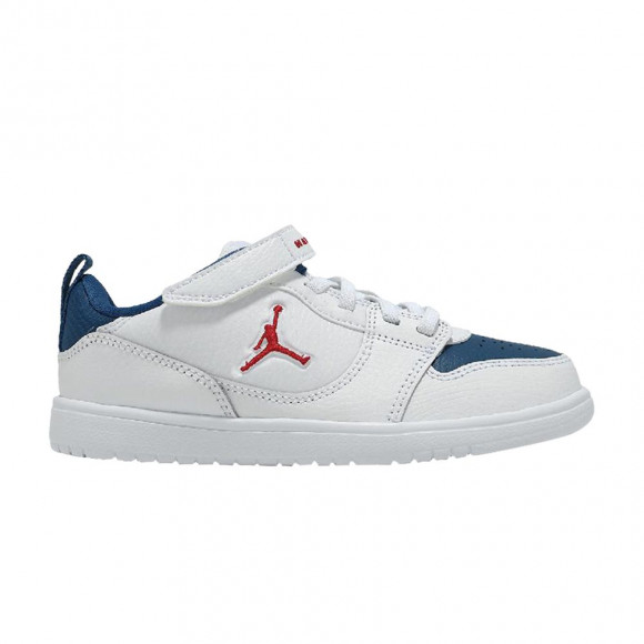 Nike Jordan Court Connect Low GS 'White Fire Red-True Blue' | Kid's Size 12 - IQ6046-104