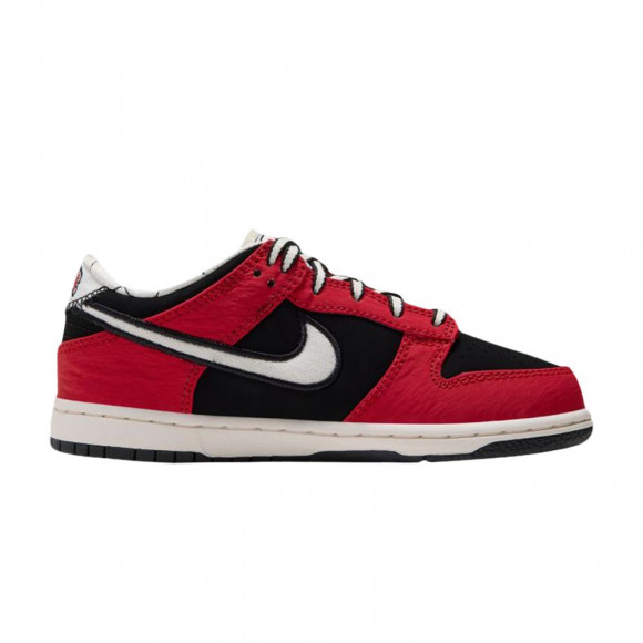Nike Dunk Low Lv8 PS 'Black Sail University Red' | Kid's Size 11.5 - IQ6534-016