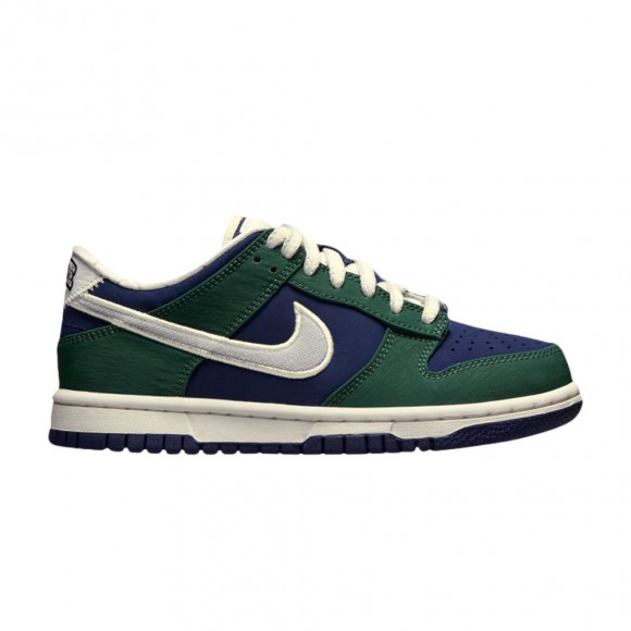 Nike Dunk Low Lv8 GS 'Blue Void Strata Grey Sail' | Kid's Size 6.5 - IQ6535-401