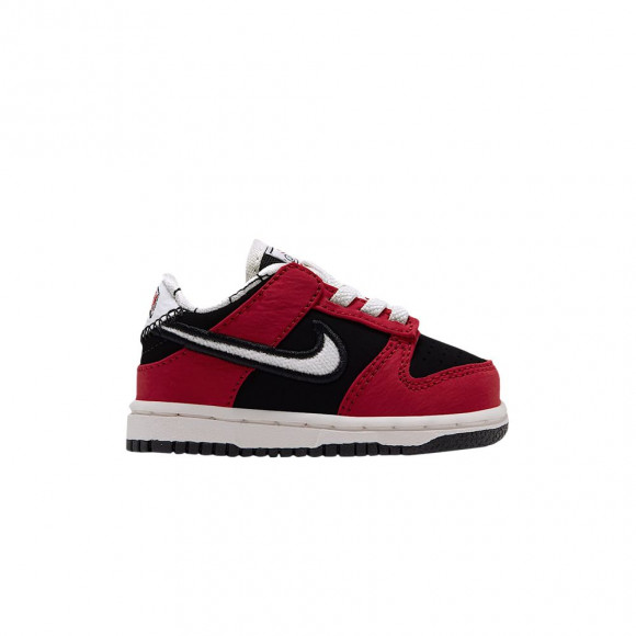 Nike Dunk Low Lv8 TD 'Black University Red' | Infant Size 7 - IQ6539-016
