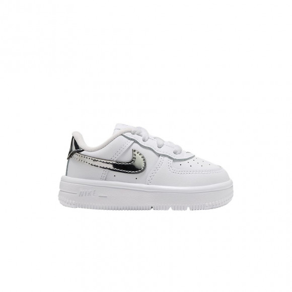 Nike Force 1 Low TD 'White Metallic Silver' | Infant Size 3 - IQ7193-100