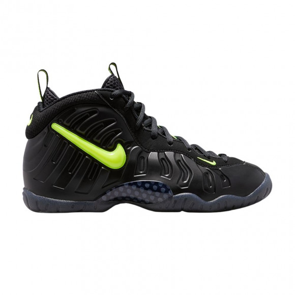 Nike Little Posite Pro GS 'Black Voltage Yellow' | Kid's Size 5 - IQ7230-001