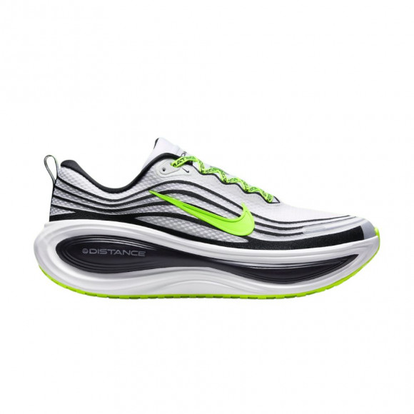 Distance x Nike Vomero Plus 'White Metallic Silver Black Volt' | Men's Size 9.5 - IQ7318-100