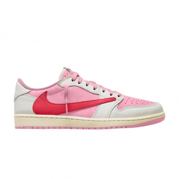 Travis Scott x Air Jordan 1 Retro Low OG 'Sail Tropical Pink' | Men's Size 9 - IQ7604-101