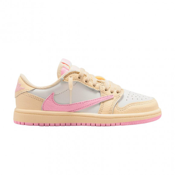 Travis Scott x Air Jordan 1 Low OG SP PS 'Shy Pink' | Kid's Size 11 - IQ7605-100