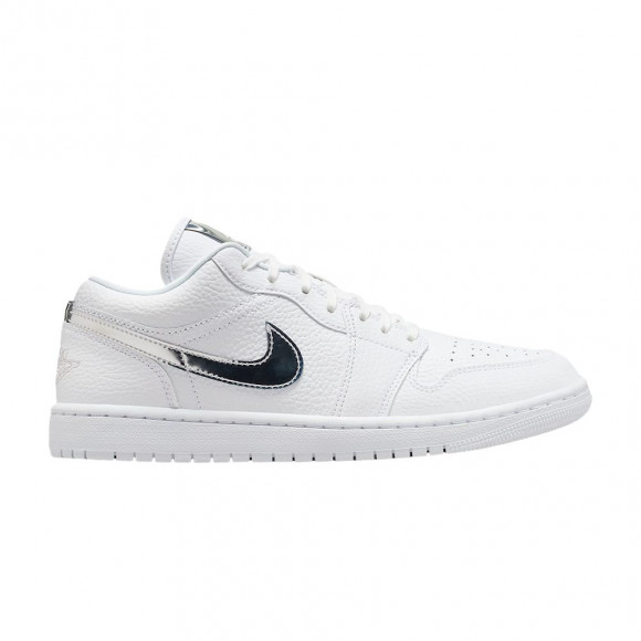 Air Jordan Wmns 1 Low SE 'White Metallic Silver' | Women's Size 5 - IQ9381-100
