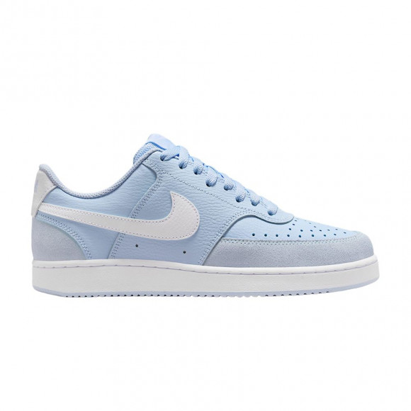 Nike Wmns Court Vision Low Suede 'Hydrogen Blue White' | Women's Size 8 - IQ9757-400