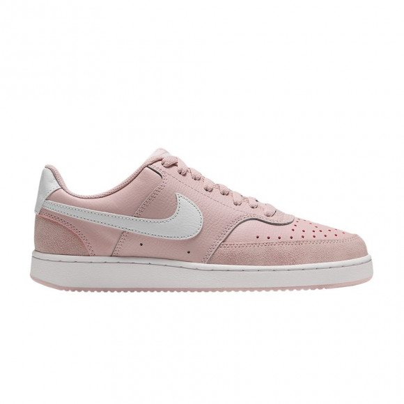 Nike Wmns Court Vision Low Suede 'Silt Red Summit White' | Women's Size 11 - IQ9757-601