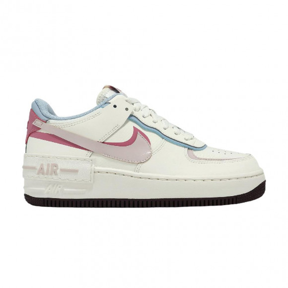 Nike Wmns Af1 Shadow 'Sail Silt Red-Sail-Peony' | Cream | Women's Size 7.5 - IQ9803-161