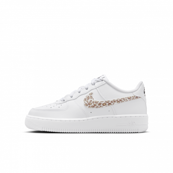 Air Force 1 Low sko til store barn - Hvit - IR0273-100